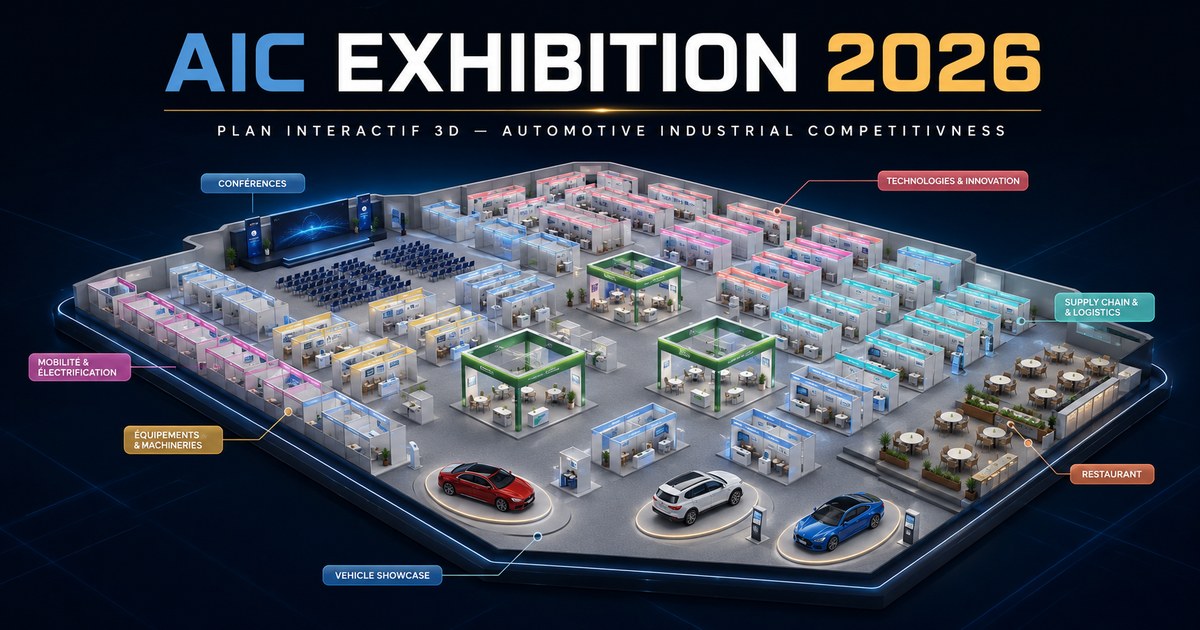 AIC Exhibition — Plan Interactif 3D